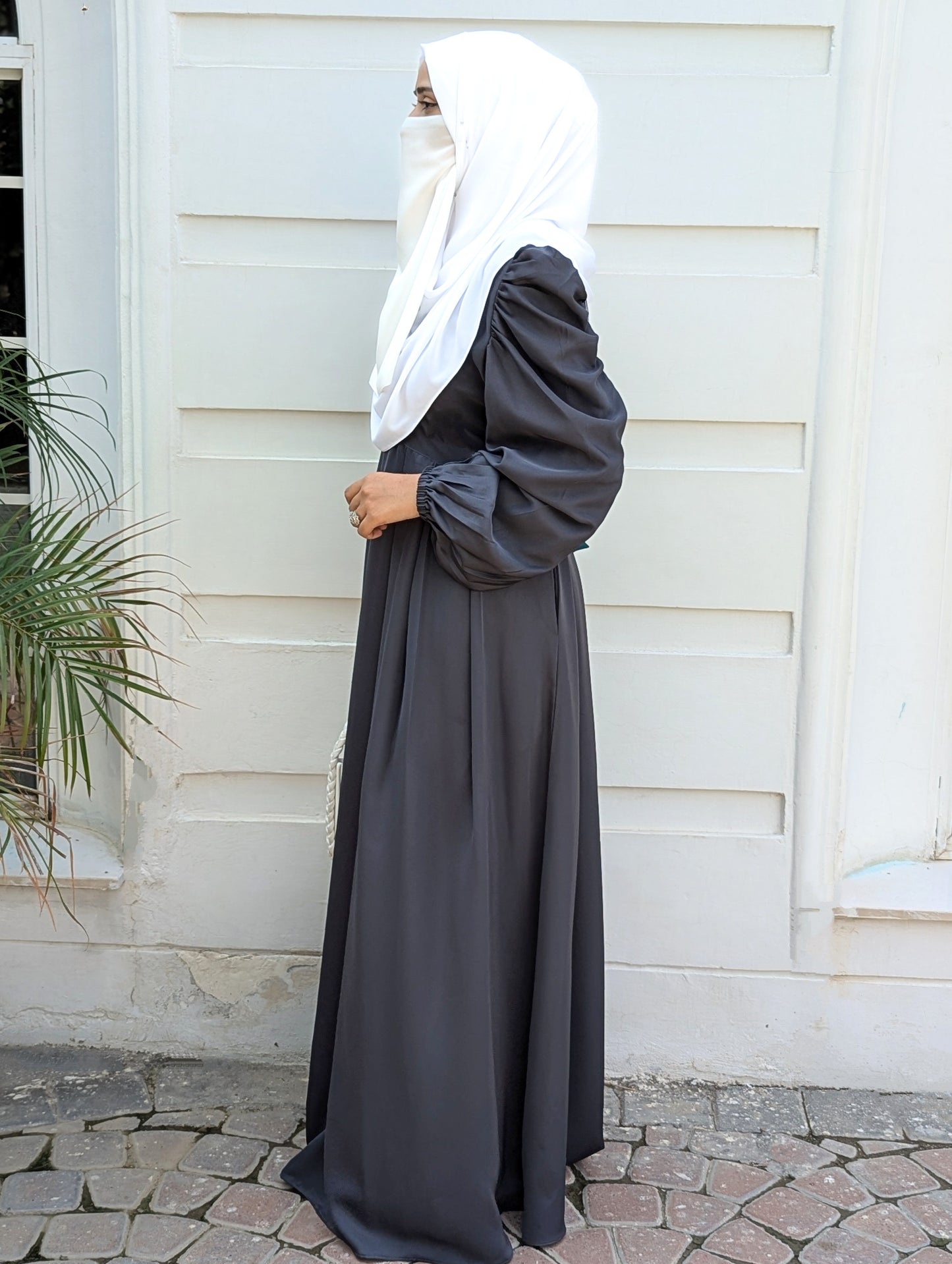 EMEL MAXI ABAYA - STEEL GRAY