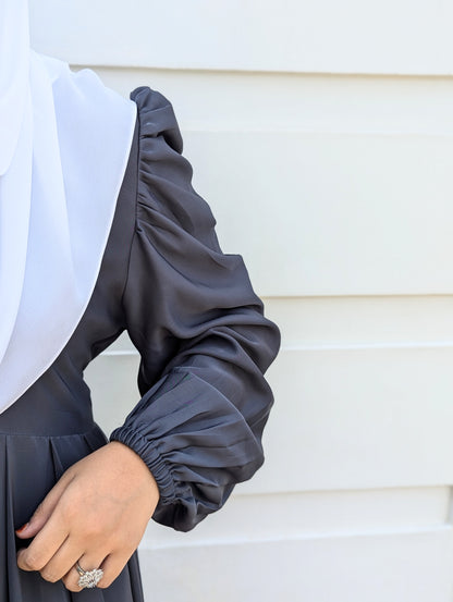 EMEL MAXI ABAYA - STEEL GRAY