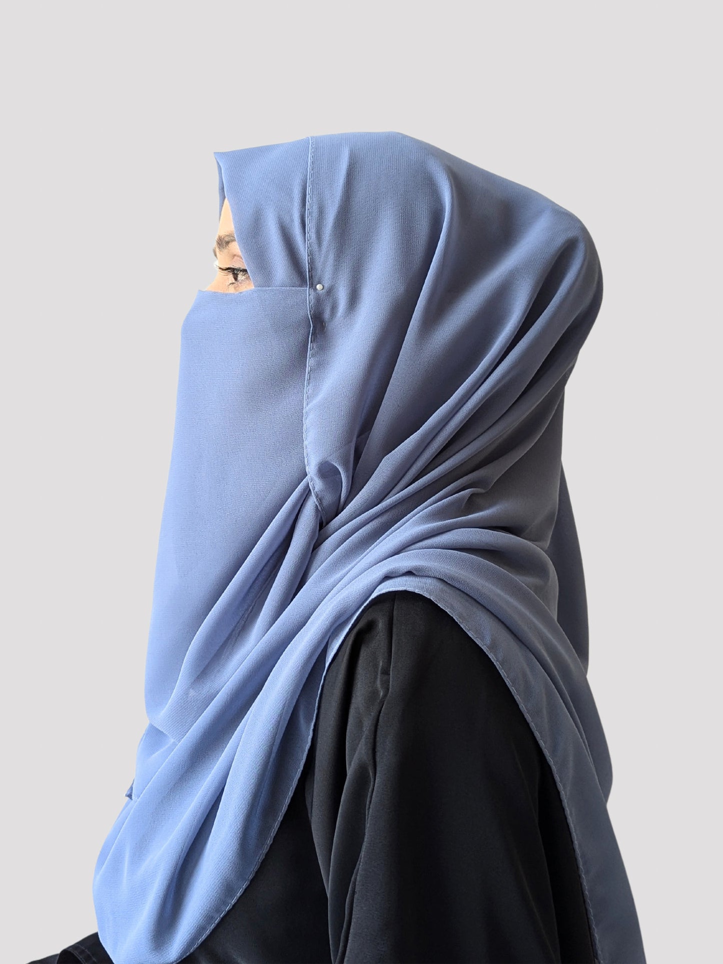 MAXI GEORGETT HIJAB – PASTEL BLUR