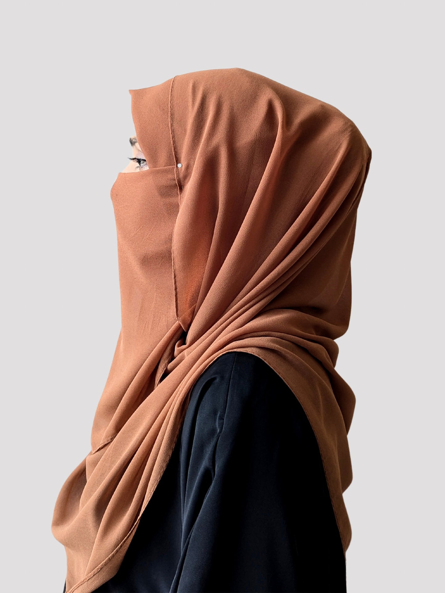 MAXI GEORGETT HIJAB – AMBER BROWN
